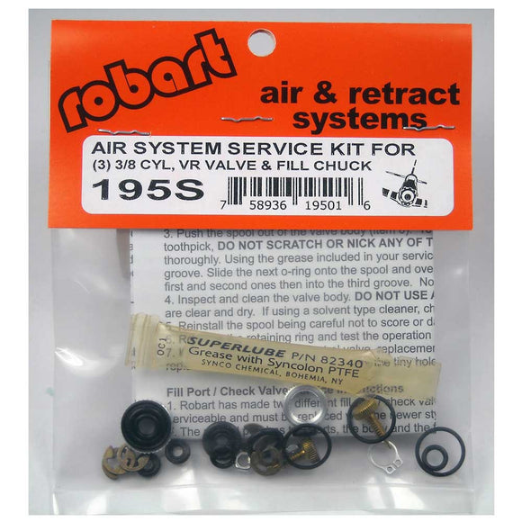 #195S   Standard Scale Retract Air System Service Kit